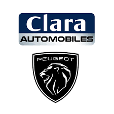 Logo Clara Automobiles et Peugeot.